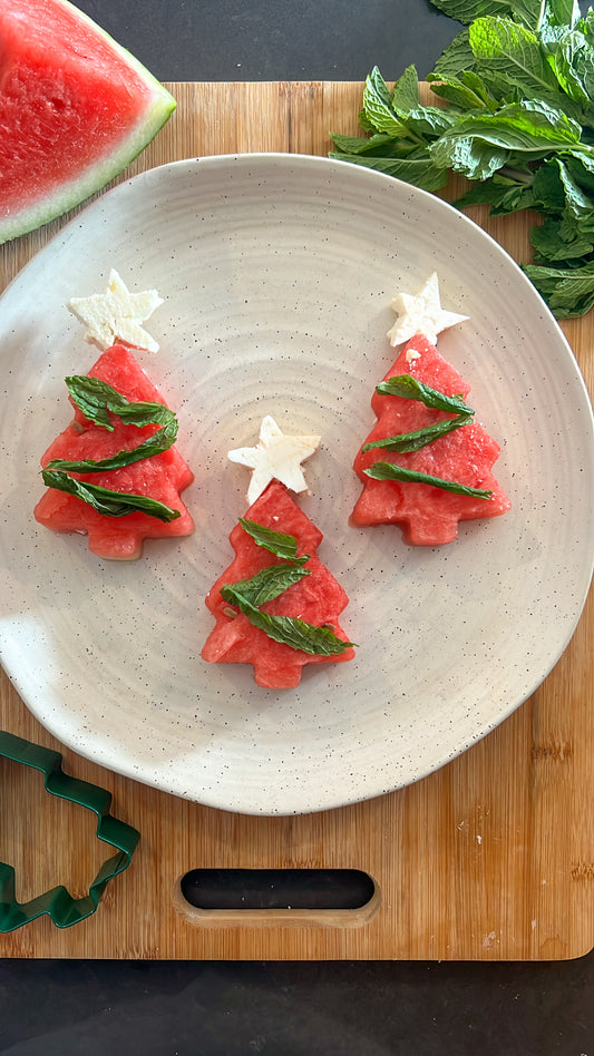 12 Recipes of Christmas: Easy Christmas Tree Watermelon 