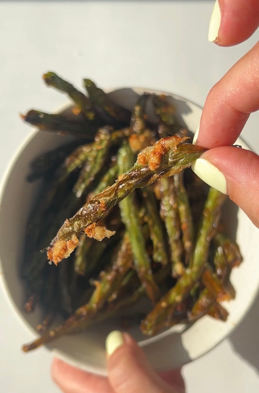 12 Recipes of Christmas: Garlic & Parmesan Green Beans 