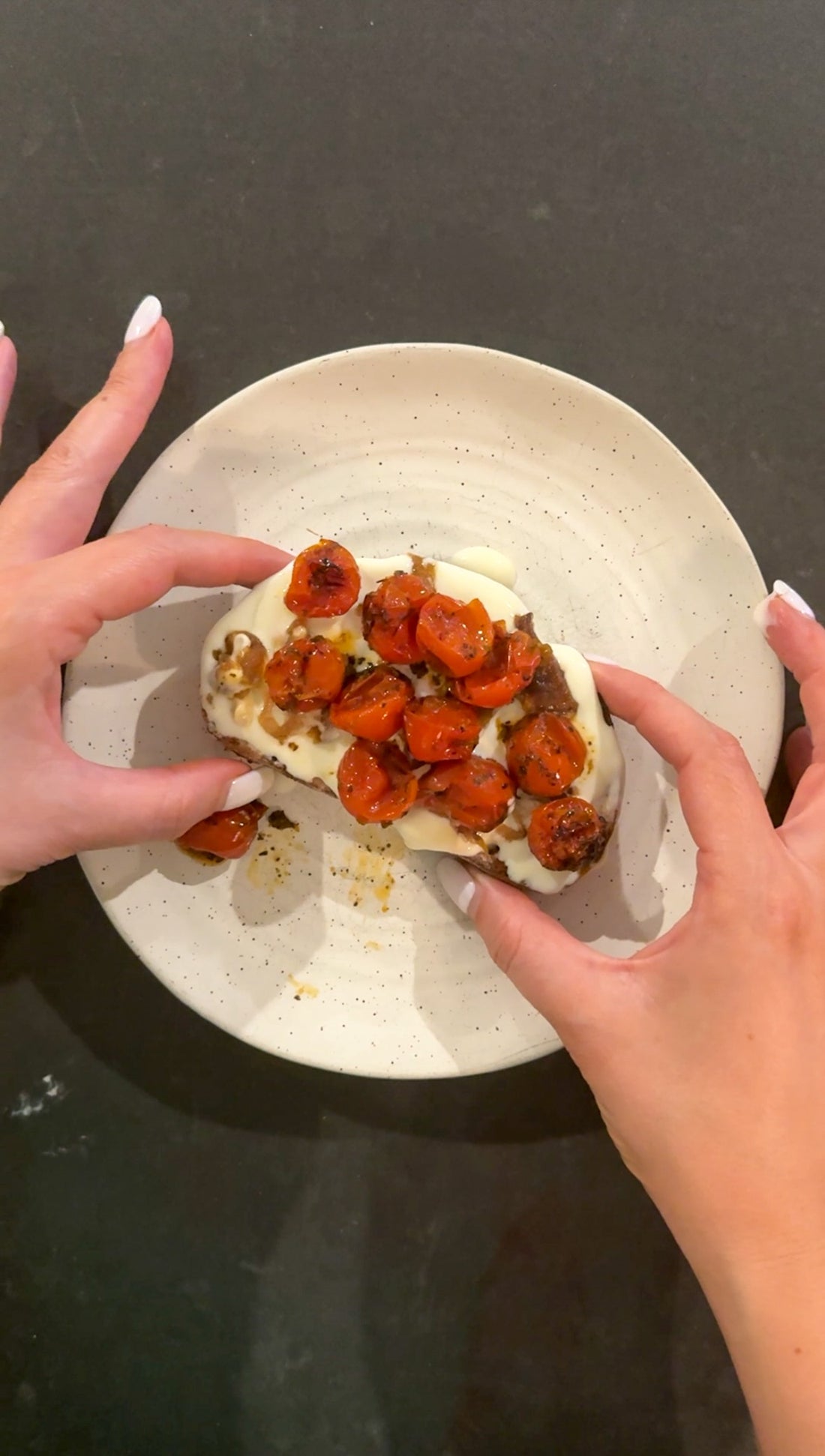 Whipped Ricotta & Roasted Tomatoes Toast